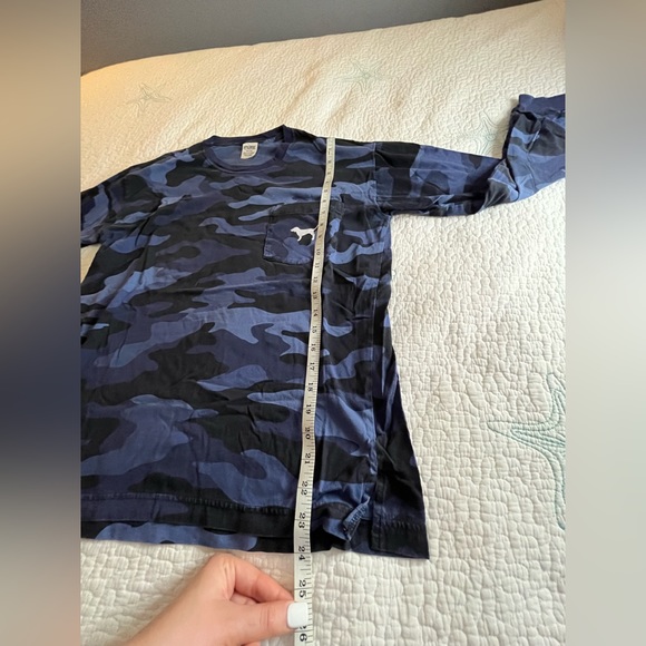 PINK Blue Camo Long Sleeve - Picture 4 of 5